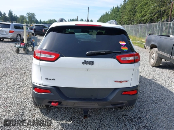 2018 Jeep Cherokee Trailhawk z VIN 1C4PJMBX3JD533323, wystawiony jako IAAI lot #42450626 z przebiegiem 123 174 mil mil oraz . Historia ofert i sprzedaży dostępna na DreamBid. Obrazek 16.