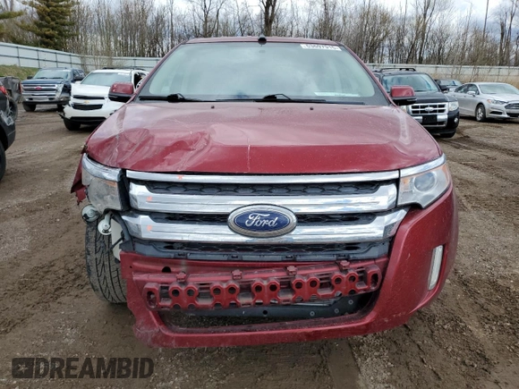 2014 Ford Edge SEL with VIN 2FMDK3JC0EBB40881, listed as a Copart auction lot 53697915 with 76,846 mi miles and Clean Title. Bid and sale history available at carsss.com. Image 5.