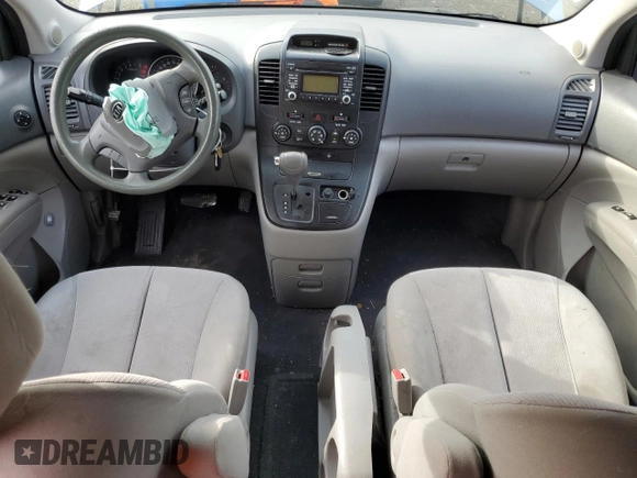 2009 Kia Sedona LX with VIN KNDMB233896312655, listed as a Copart auction lot 77863774 with 213,300 mi miles and Salvage Title. Bid and sale history available at carsss.com. Image 8.