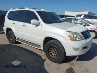 2008 Lexus GX 470 with VIN JTJBT20X380149150, listed as a IAAI auction lot 41975793 with 1 mi miles. Bid and sale history available at carsss.com. Image 1.