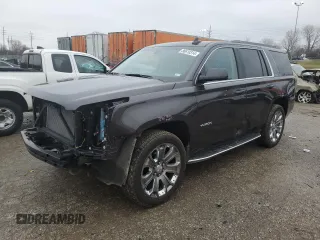 2017 GMC Yukon SLE with VIN 1GKS2AKC3HR143827, listed as a Copart auction lot 86610314 with 95,340 mi miles and Salvage Title. Bid and sale history available at carsss.com. Image 1.