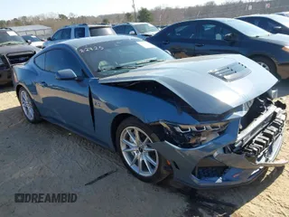 2024 Ford Mustang GT with VIN 1FA6P8CF2R5400510, listed as a IAAI auction lot 41660556 with 12,040 mi miles. Bid and sale history available at carsss.com. Image 1.