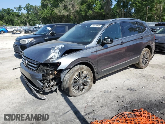 2018 Volkswagen Tiguan SEL z VIN 3VV3B7AX2JM016874, wystawiony jako Copart lot #54525515 z przebiegiem 87 472 mil mil oraz Nie do naprawy • Non repairable. Historia ofert i sprzedaży dostępna na DreamBid. Obrazek 1.