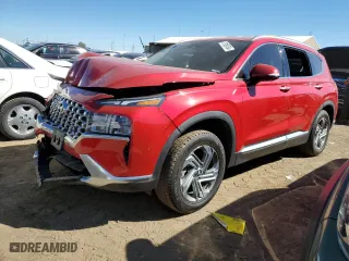 2021 Hyundai Santa Fe SEL with VIN 5NMS6DAJ7MH321903, listed as a Copart auction lot 43442425 with 51,181 mi miles and Salvage Title. Bid and sale history available at carsss.com. Image 1.