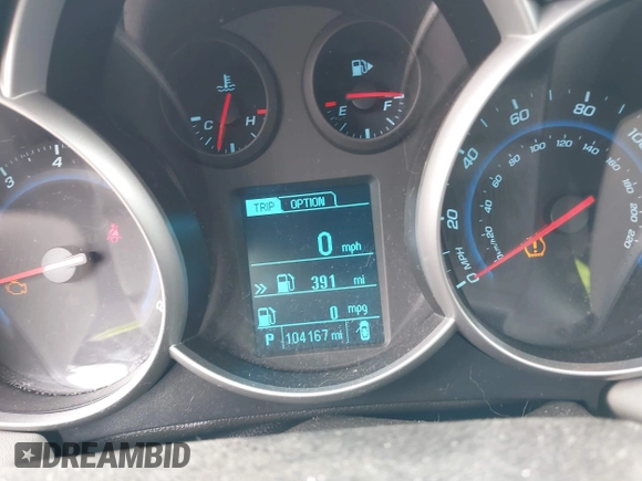 2014 Chevrolet Cruze LS with VIN 1G1PA5SG6E7400770, listed as a IAAI auction lot 41901926 with 104,167 mi miles and . Bid and sale history available at DreamBid. Image 15.