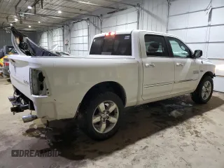 2018 Ram 1500 Big Horn with VIN 1C6RR7LT0JS281340, listed as a Copart auction lot 41805225 with 76,259 mi miles and Salvage Title. Bid and sale history available at carsss.com. Image 3.