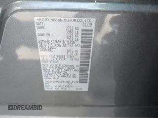 2019 Nissan Pathfinder SV with VIN 5N1DR2MM2KC606350, listed as a IAAI auction lot 41969036 with 103,478 mi miles and . Bid and sale history available at DreamBid. Image 9.