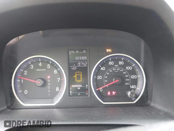 2009 Honda CR-V EX with VIN 5J6RE48509L045901, listed as a IAAI auction lot 41990313 with 223,305 mi miles and . Bid and sale history available at DreamBid. Image 7.