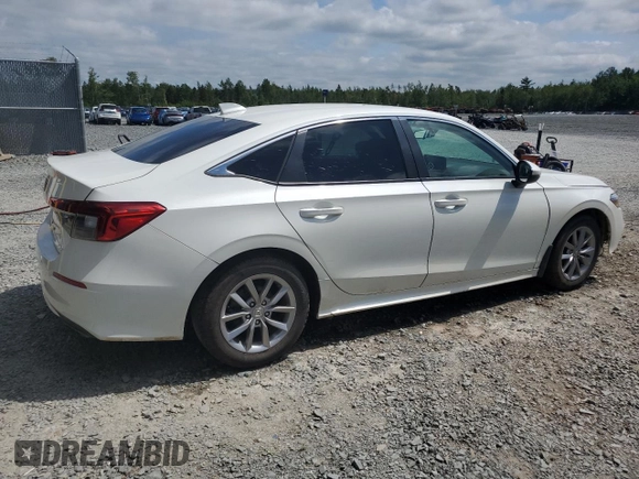 2022 Honda Civic EX with VIN 2HGFE2F3XNH117629, listed as a Copart auction lot 65165855 with 37,994 mi miles and Salvage title. Bid and sale history available at DreamBid. Image 3.