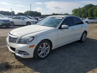 2012 Mercedes-Benz C 300 Sport with VIN WDDGF8BB9CA699384, listed as a Copart auction lot 62845925 with 121,796 mi miles and Salvage title. Bid and sale history available at DreamBid. Image 1.