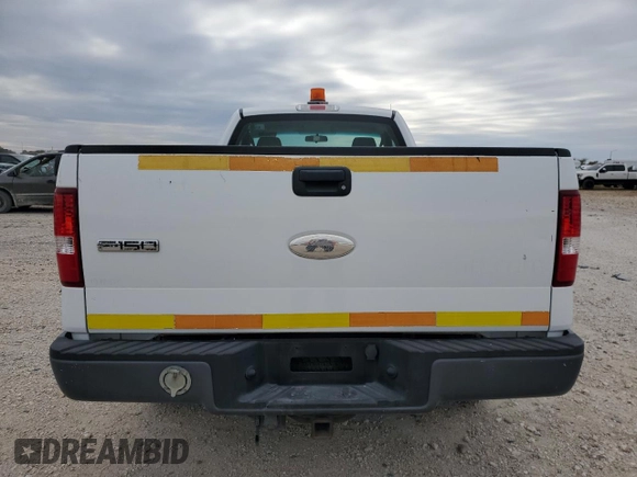 2007 Ford F-150 XL with VIN 1FTRF12W77NA84179, listed as a Copart auction lot 70638254 with 153,849 mi miles and Clean Title. Bid and sale history available at carsss.com. Image 6.