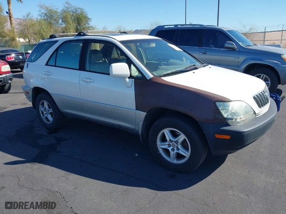 2001 Lexus RX 300 with VIN JTJHF10U410170080, listed as a IAAI auction lot 41659411 with 243,840 mi miles. Bid and sale history available at carsss.com. Image 1.