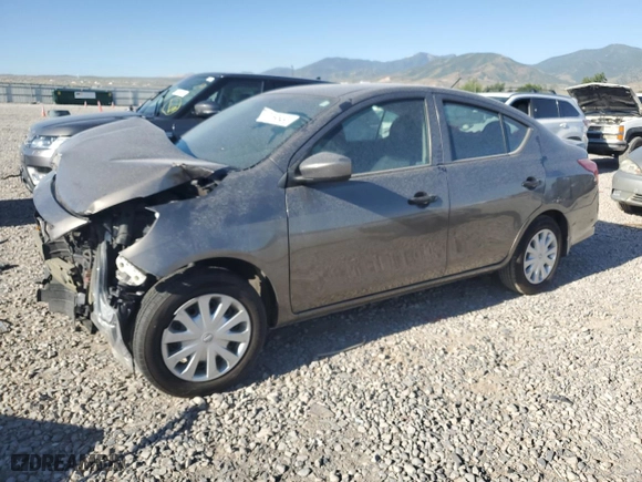 2016 Nissan Versa SV with VIN 3N1CN7AP0GL872598, listed as a Copart auction lot 74221004 with 0 mi miles and Salvage Title. Bid and sale history available at carsss.com. Image 1.