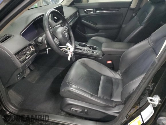 2022 Honda Civic Sedan Touring with VIN 2HGFE1F96NH317163, listed as a Copart auction lot 89190845 with 51,090 mi miles and Salvage Title. Bid and sale history available at carsss.com. Image 7.