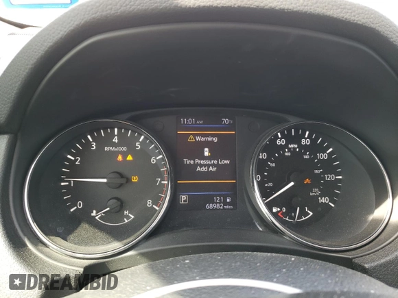 2019 Nissan Rogue S with VIN 5N1AT2MTXKC806601, listed as a Copart auction lot 49001305 with 68,982 mi miles and Salvage Title. Bid and sale history available at carsss.com. Image 9.