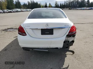 2017 Mercedes-Benz C 300 with VIN 55SWF4KB9HU213880, listed as a Copart auction lot 52510285 with 86,383 mi miles and Salvage Title. Bid and sale history available at carsss.com. Image 6.