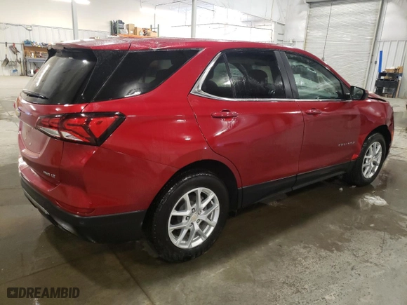 2024 Chevrolet Equinox LT with VIN 3GNAXUEG5RL135639, listed as a Copart auction lot 47895585 with 6,743 mi miles and Salvage Title. Bid and sale history available at carsss.com. Image 3.