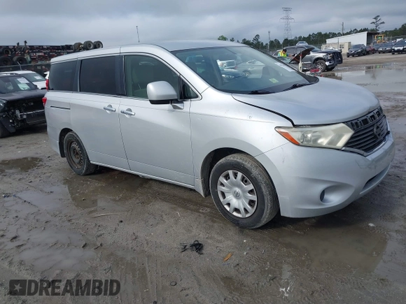 2012 Nissan Quest SL with VIN JN8AE2KPXC9039680, listed as a IAAI auction lot 41914614 with 172,743 mi miles and . Bid and sale history available at carsss.com. Image 1.