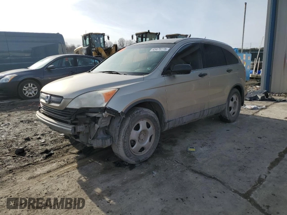 2008 Honda CR-V LX with VIN JHLRE38368C029945, listed as a Copart auction lot 43479775 with 117,318 mi miles and Salvage Title. Bid and sale history available at carsss.com. Image 1.