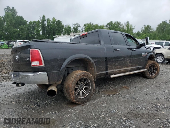 2016 Ram 2500 Laramie with VIN 3C6UR5NL0GG167365, listed as a Copart auction lot 56641725 with 130,401 mi miles and Salvage title. Bid and sale history available at DreamBid. Image 3.