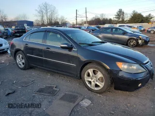 2007 Acura RL Technology with VIN JH4KB166X7C003497, listed as a Copart auction lot 85914954 with 210,483 mi miles and Salvage title. Bid and sale history available at DreamBid. Image 4.