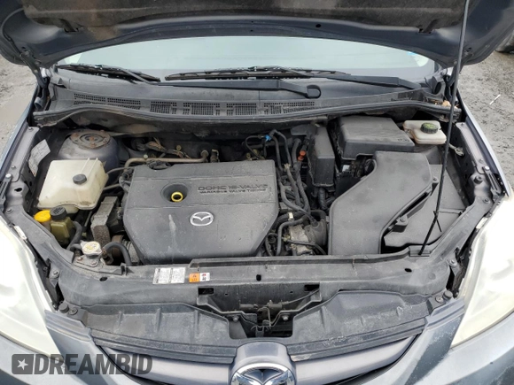 2009 Mazda 5 Touring with VIN JM1CR29L590338583, listed as a Copart auction lot 47972555 with 144,313 mi miles and Salvage Title. Bid and sale history available at carsss.com. Image 12.