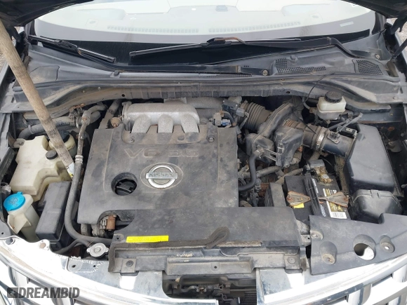 2005 Nissan Murano SL with VIN JN8AZ08W75W427381, listed as a IAAI auction lot 41490140 with 1 mi miles. Bid and sale history available at carsss.com. Image 10.