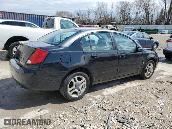 2003 Saturn ION with VIN 1G8AL52F43Z154683, listed as a Copart auction lot 53736895 with 233,387 mi miles and Non Repairable. Bid and sale history available at carsss.com. Image 3.