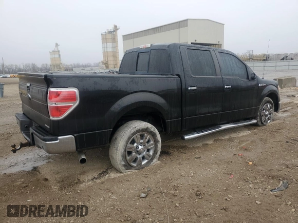 2012 Ford F-150 XL with VIN 1FTEW1CM5CFC97065, listed as a Copart auction lot 86583344 with 147,583 mi miles and Salvage Title. Bid and sale history available at carsss.com. Image 3.