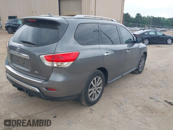 2016 Nissan Pathfinder Platinum with VIN 5N1AR2MN0GC604535, listed as a IAAI auction lot 42128203 with 119,722 mi miles and . Bid and sale history available at DreamBid. Image 4.