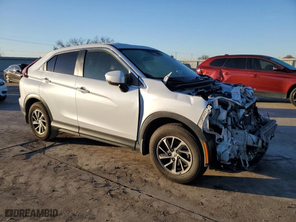 2022 Mitsubishi Eclipse Cross ES with VIN JA4ASUAA8NZ044628, listed as a Copart auction lot 85565314 with 0 mi miles and Salvage Title. Bid and sale history available at carsss.com. Image 4.