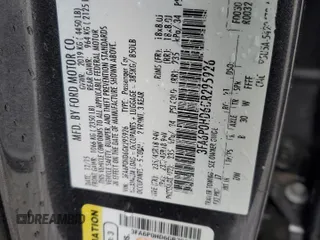 2016 Ford Fusion SE with VIN 3FA6P0HD6GR295926, listed as a Copart auction lot 54442565 with Not provided miles and Salvage title. Bid and sale history available at DreamBid. Image 12.