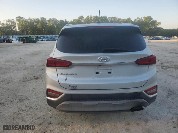 2019 Hyundai Santa Fe SE with VIN 5NMS23AD4KH041076, listed as a Copart auction lot 50776535 with 217,010 mi miles and Non Repairable. Bid and sale history available at carsss.com. Image 6.