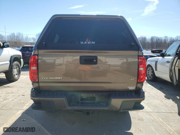 2016 Chevrolet Colorado 4WD LT with VIN 1GCGTCE35G1101386, listed as a Copart auction lot 46830585 with 161,419 mi miles and Salvage Title. Bid and sale history available at carsss.com. Image 6.