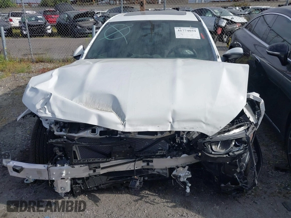 2024 Mercedes-Benz C 300 with VIN W1KAF4GB9RR237814, listed as a IAAI auction lot 41774059 with Not Provided miles and . Bid and sale history available at DreamBid. Image 13.