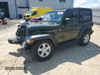 2021 Jeep Wrangler Sport S with VIN 1C4GJXAN6MW822576, listed as a Copart auction lot 66725294 with 16,645 mi miles and Salvage title. Bid and sale history available at DreamBid. Image 1.