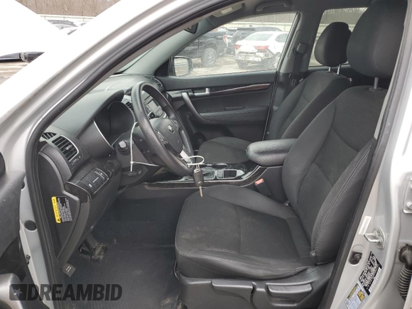 2015 Kia Sorento LX with VIN 5XYKT3A6XFG601732, listed as a Copart auction lot 49853875 with 108,466 mi miles and Salvage Title. Bid and sale history available at DreamBid. Image 7.