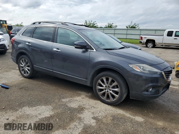 2015 Mazda CX-9 Grand Touring with VIN JM3TB3DA3F0466243, listed as a Copart auction lot 59159555 with 115,895 mi miles and Clean title. Bid and sale history available at DreamBid. Image 4.