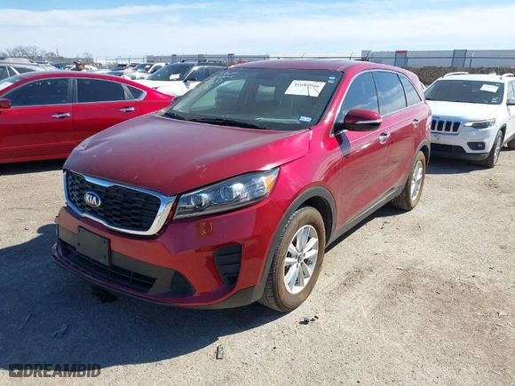 2019 Kia Sorento LX V6 with VIN 5XYPG4A5XKG456080, listed as a IAAI auction lot 41683946 with NaN miles. Bid and sale history available at carsss.com. Image 2.