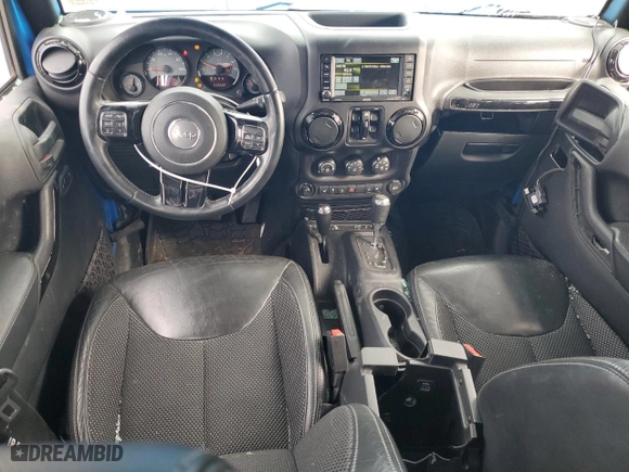 2016 Jeep Wrangler Unlimited Sahara with VIN 1C4BJWEG9GL235505, listed as a Copart auction lot 46506975 with 93,959 mi miles and Salvage Title. Bid and sale history available at carsss.com. Image 8.