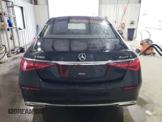 2021 Mercedes-Benz S 580 with VIN W1K6G7GB2MA045758, listed as a Copart auction lot 51275465 with 23,607 mi miles and Salvage Title. Bid and sale history available at DreamBid. Image 6.