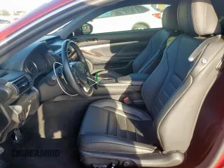 2015 Lexus RC 350 F Sport with VIN JTHSE5BC4F5001158, listed as a Copart auction lot 62917315 with 58,572 mi miles and Salvage title. Bid and sale history available at DreamBid. Image 7.