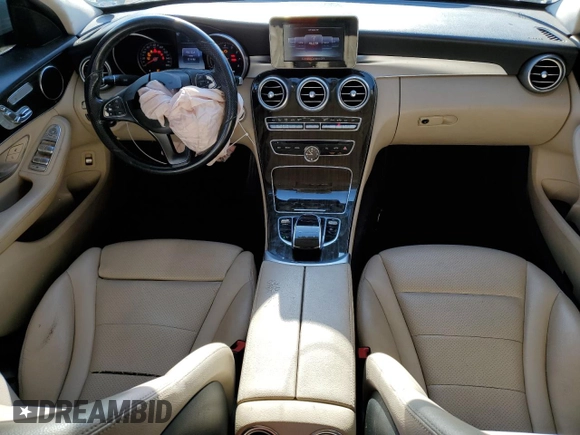 2016 Mercedes-Benz C 300 with VIN 55SWF4JB1GU132386, listed as a Copart auction lot 56716635 with 121,186 mi miles and Salvage title. Bid and sale history available at DreamBid. Image 8.
