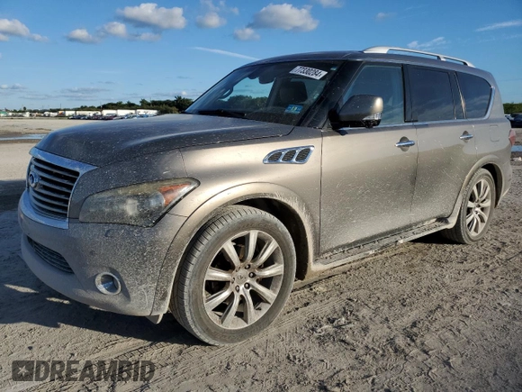 2013 Infiniti QX56 with VIN JN8AZ2NE3D9040668, listed as a Copart auction lot 77330284 with 149,771 mi miles and Clean Title. Bid and sale history available at carsss.com. Image 1.