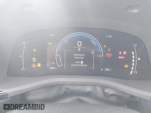2025 Toyota Camry LE with VIN 4T1DAACK3SU529581, listed as a IAAI auction lot 41376433 with 5,283 mi miles and . Bid and sale history available at DreamBid. Image 7.
