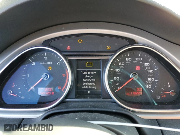 2011 Audi Q7 3.0L TDI Premium Plus with VIN WA1LMAFE1BD001349, listed as a Copart auction lot 87419364 with 110,224 mi miles and Salvage Title. Bid and sale history available at carsss.com. Image 9.