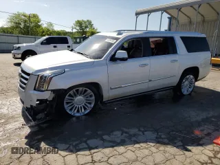 2016 Cadillac Escalade ESV Premium Collection z VIN 1GYS4JKJ7GR199458, wystawiony jako Copart lot #54258705 z przebiegiem 148 150 mil mil oraz Szkoda całkowita • Salvage title. Historia ofert i sprzedaży dostępna na DreamBid. Obrazek 1.
