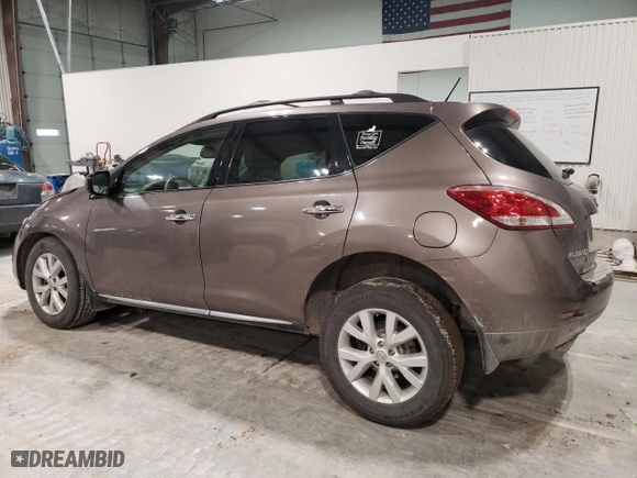 2012 Nissan Murano LE with VIN JN8AZ1MW7CW230770, listed as a Copart auction lot 86133794 with 163,974 mi miles and Salvage Title. Bid and sale history available at carsss.com. Image 2.