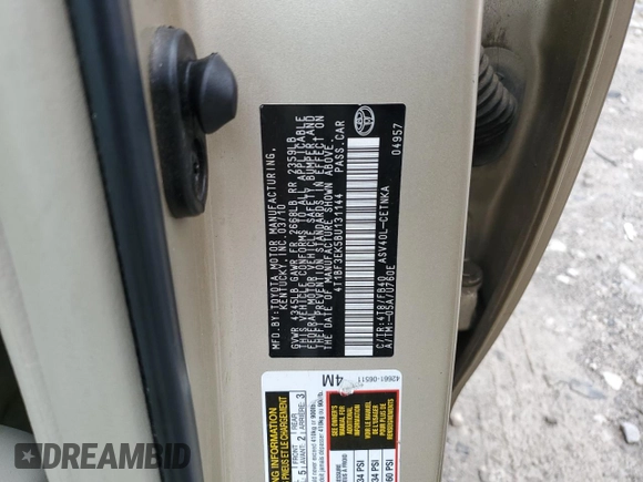 2011 Toyota Camry LE with VIN 4T1BF3EK5BU131144, listed as a Copart auction lot 60149725 with 181,966 mi miles and Salvage title. Bid and sale history available at DreamBid. Image 12.