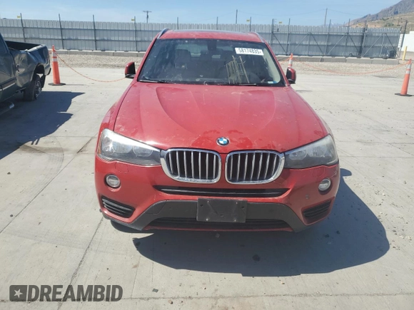 2015 BMW X3 xDrive28i z VIN 5UXWX9C56F0D48123, wystawiony jako Copart lot #58174835 z przebiegiem Nie podano mil oraz Tytuł czysty. Historia ofert i sprzedaży dostępna na DreamBid. Obrazek 5.